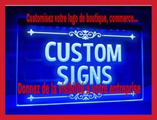 PANNEAU PERSONNALISÉ LUMINEUX