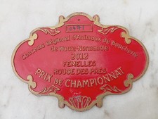 GRANDE PLAQUE DE CONCOURS