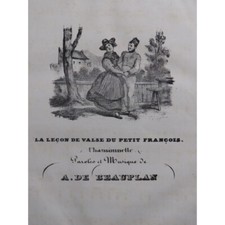 DE BEAUPLAN Amédée La leçon
