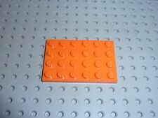 Plaque plate orange LEGO star