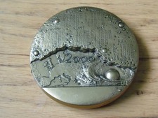 Médaille en bronze calendrier année 2000 monnaie de Paris Renée Mayot