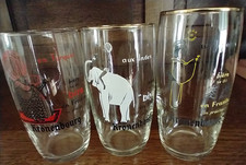  Lot de 3 jolis verres à