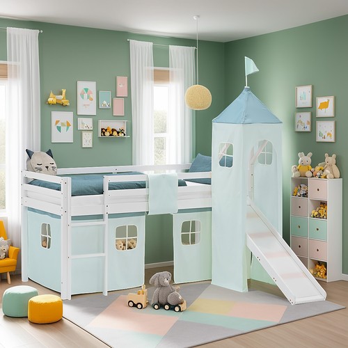 Lit mezzanine 90x200 - , d'enfant