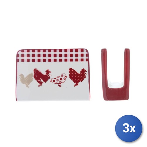 Porte éponges céramique - 3x, porte-Éponges