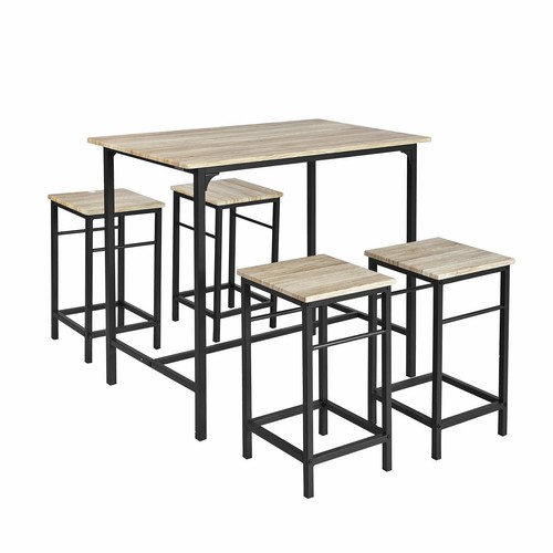 Ensemble table tabourets - 4,