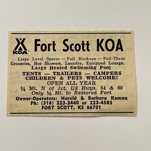 Fort scott koa harold - koa, &