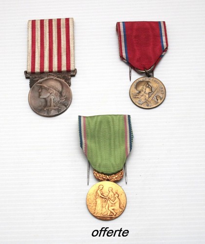 Lot médailles militaires - lot,