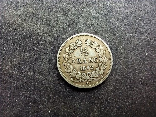 Franc louis philippe 1842 - 1/2,