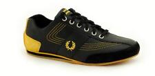 Fred Perry Baskets Noir Brillant Jaune B91280