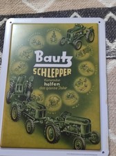 plaque en metal bautz 20 cm
