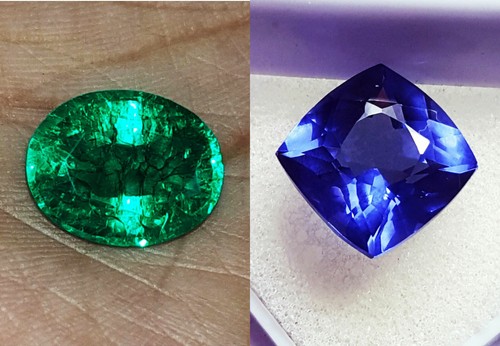 Certifié tanzanite naturelle - certifié,