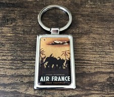 Porte-clés métal Air France