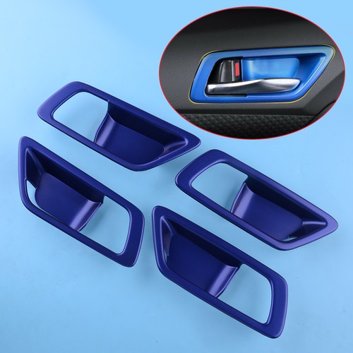 Blue door handle bowl cover - door,