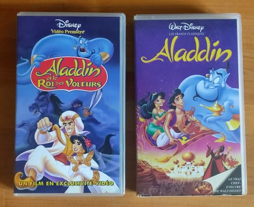 Lot vhs aladdin - 2,