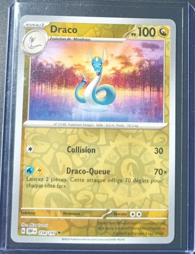 Carte pokémon draco 158 197 - carte,