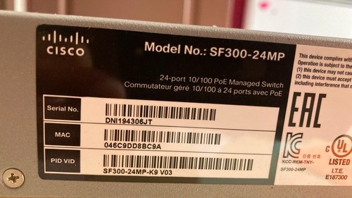 Switch cisco port 100 - switch, 10/100