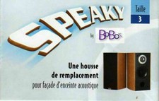 TISSU ACOUSTIQUE (2 PIECES) POUR FACADE D'ENCEINTE MULTI TAILLES / MULTI SIZES