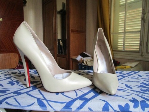 Escarpins mori en - en, cuir