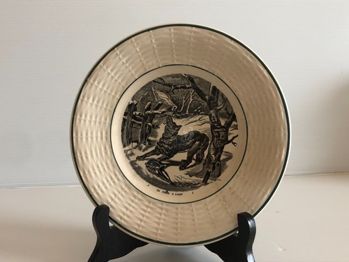 Ancienne assiette parlante - assiette,
