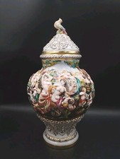 Potiche vase couvercle en