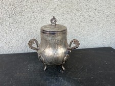 Sucrier metal argente - , style