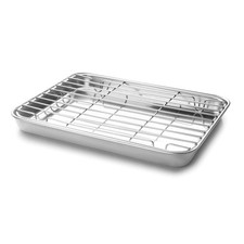 Plat à four avec grille acier