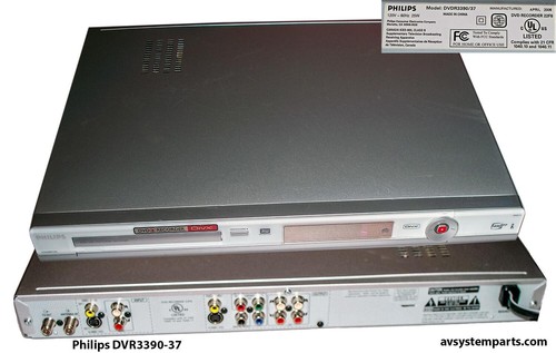 Philips dvdr3390 dvd video - philips, dvdr3390/37