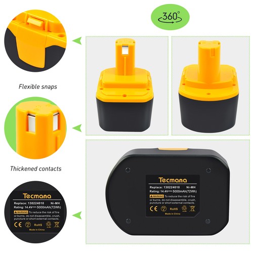 5000mah batterie pour - 14.4v,