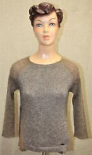 Pull tunique manches 3/4 GUESS LOS ANGELES laine/polyester marron taille S