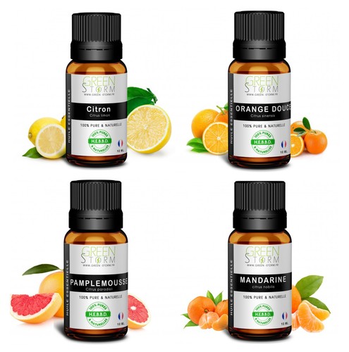Lot huiles essentielles - 4,