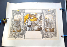 Guerre poilu  Chasse jeu olympique :  Diplôme de tir vierge signé Bonnenberger