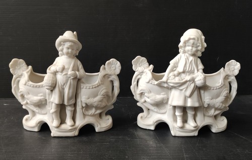 Couple enfants bouquetiere - ,