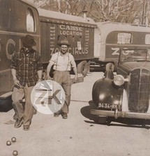 ACHILLE ZAVATTA ROLPH Cirque Clown ZOO CIRCUS Pétanque Voiture Photo 1940s