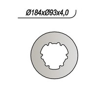 DISQUE DE FREIN AVANT FANTIC