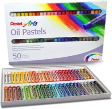 Boîte 50 pastels à l'huile -