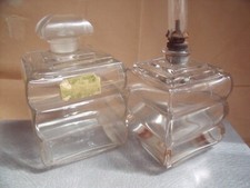 Anciens flacons cristal moulé pressé Parfum REVILLON