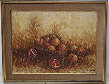 Huile sur toile, J. Serrat