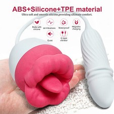 Vibromasseur Gode Va Et Vien Clitoris Vagin Lécher Femmes Point G Vibrant Dildo