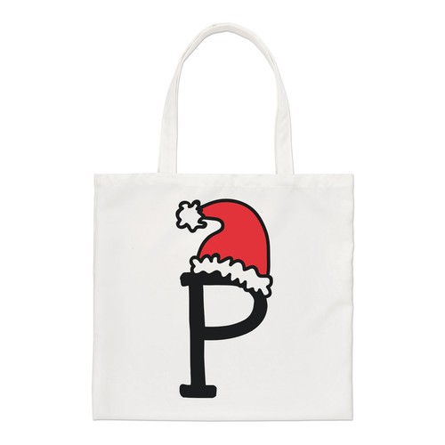 Lettre chapeau noël - p,