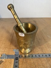 N. 47 Mortier De Cuisine / Pilon Bronze Pharmacie Outil Ancien Apothicaire