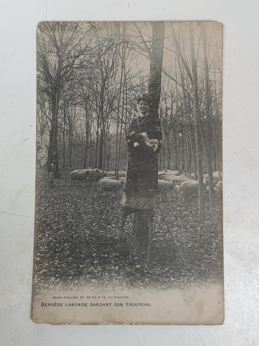 Cpa bergere landaise - 40,