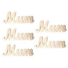 5pcs maman morceau de bois