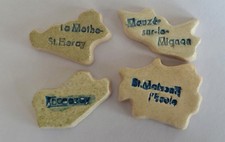 FEVES  - "MH MOULIN A L'HUILE - DEPARTEMENT 79 DEUX SEVRES" - LOT DE 4