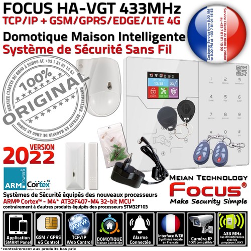 Centrale alarme 433mhz sans - centrale,