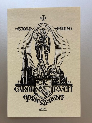 Libris alsace henri bacher - ex-libris,