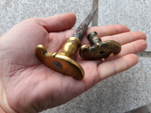 Ancienne poignée porte - ancienne,