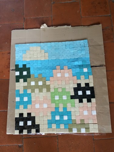 Kit mosaïque space invaders - mosaïque,