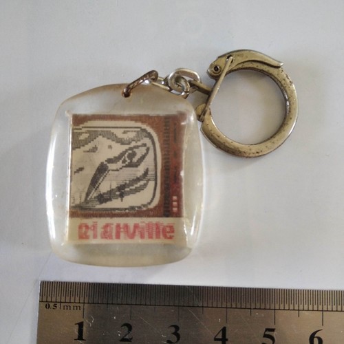 Porte clé vintage lenticular - porte,