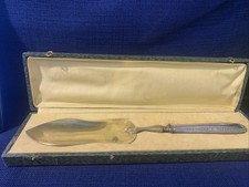 Magnifique Pelle A Gâteaux Manche Argent Minerve 