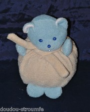 Peluche Doudou Ours Bleu